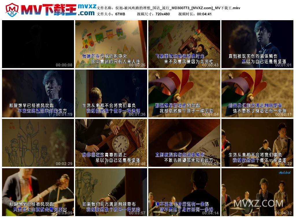 侯旭-被风吹跑的理想_国语_流行_MD300773